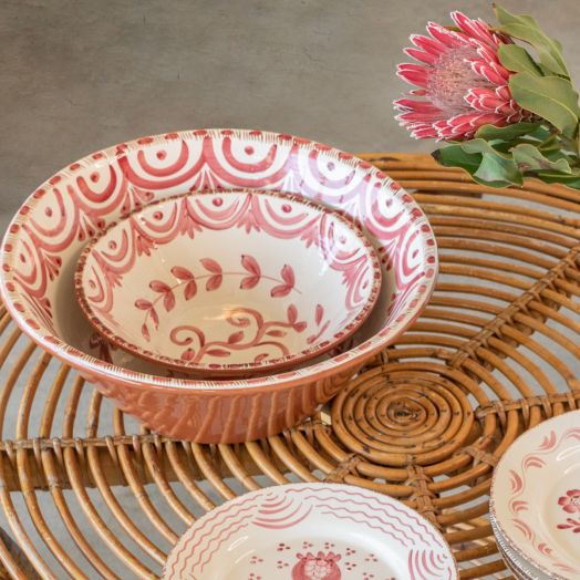Pink Talavera Bowl, Medium
