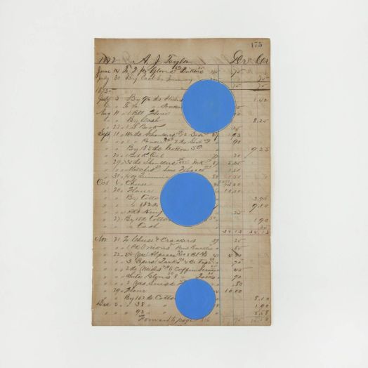 Bleu Clair Abstract 1 by Afsoon Thayer