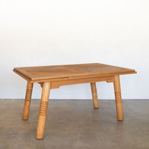 French Extendable Table or Desk by Charles Dudouyt
