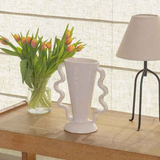 Stretch Vase, Glossy White