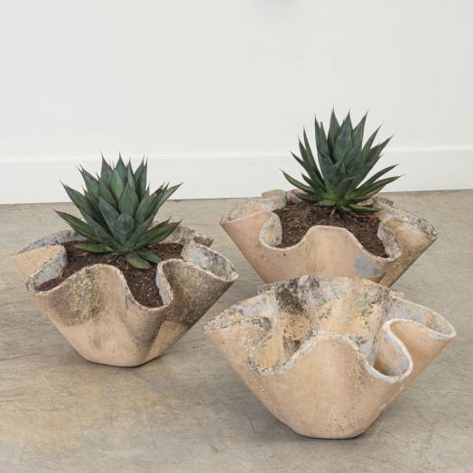 1960's Willy Guhl Clam Shell Planter