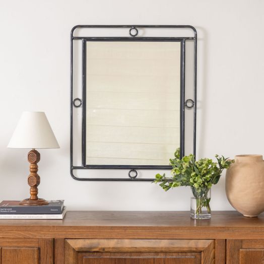 French Iron Loop Mirror