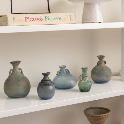 Italian Scavo Glass Vase