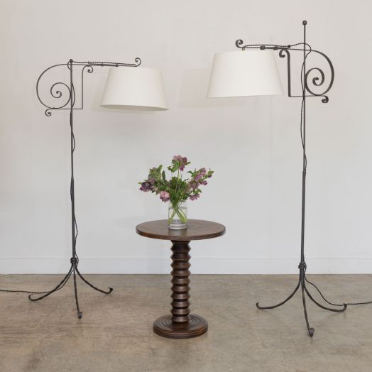 French Adjustable Iron Floor Lamp