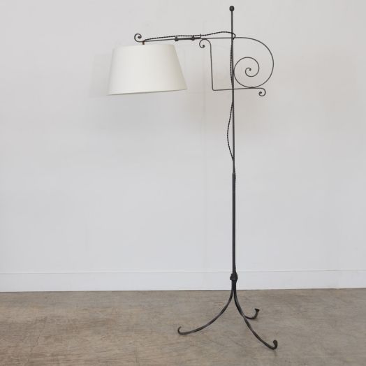 French Adjustable Iron Floor Lamp